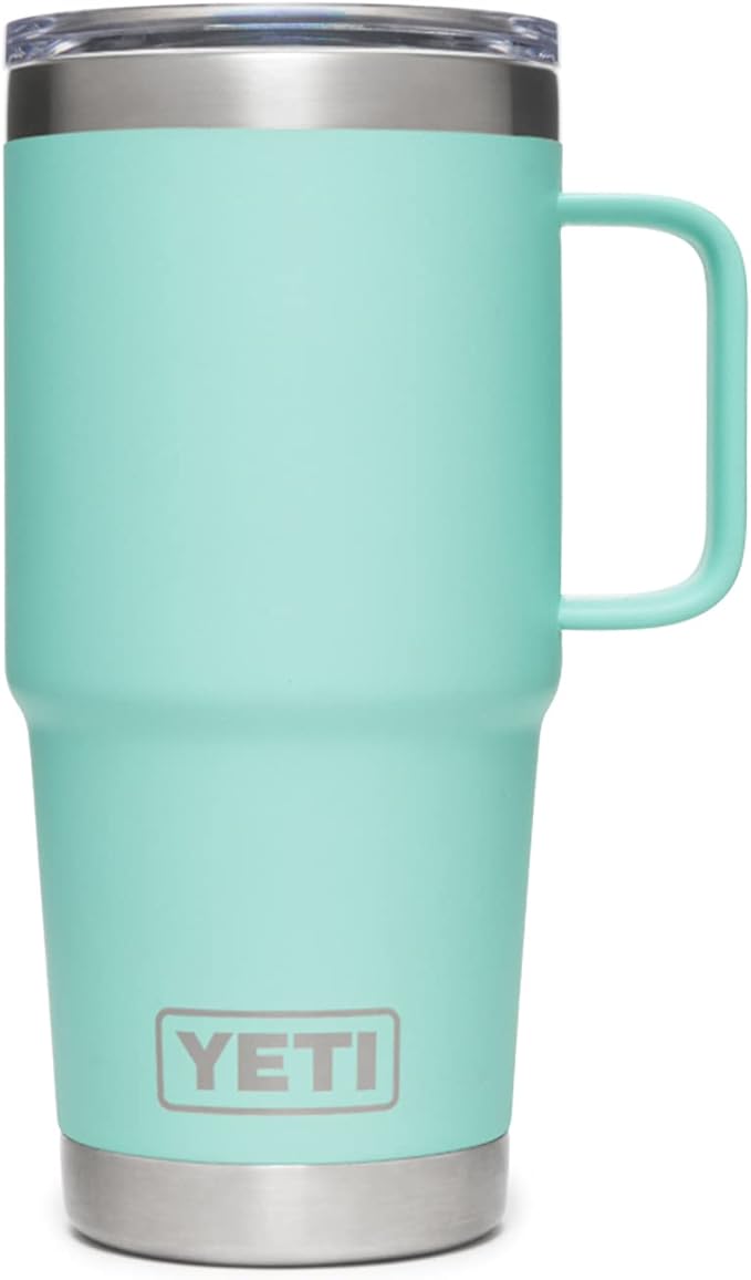 YETI Rambler 20 oz Travel Mug, Stainless Steel, Vacuum Insulated with Stronghold Lid