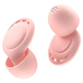 Ear Plugs for Sleeping Noise Reduction, Beinkap Reusable Earplugs Hearing Protection for Focus, Study, Work – 6 Pair Eartips in S/M/L – Flexible Silicone Soft – 35dB Noise Cancelling - Pink