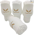 Vorgato Luxury- Silicone Travel Bottles for Toiletries - 3oz Silicone - TSA Approved - Refillable Travel Bottles 4pcs (White)