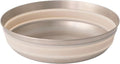Sea to Summit Detour Stainless Steel Collapsible Bowl, Large (31 fl oz), Moonstruck Grey