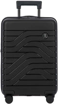 Bric's B|Y Ulisse 21-Inch Spinner - Luxury Carry-On Luggage With Spinner Wheels - Hard Shell Suitcases Made From Durable Polypropylene and Polycarbonate - Black