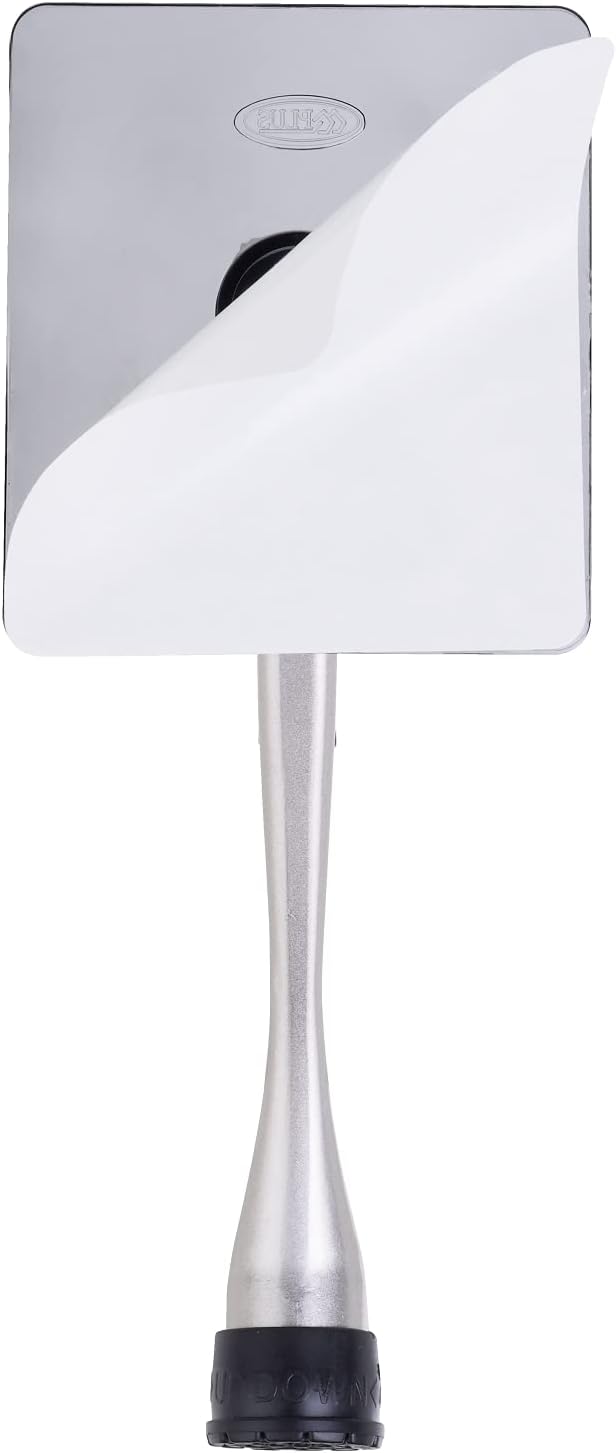 One-Touch Doorstop Adhesive Bracket (Black, 6inch x 1pack)