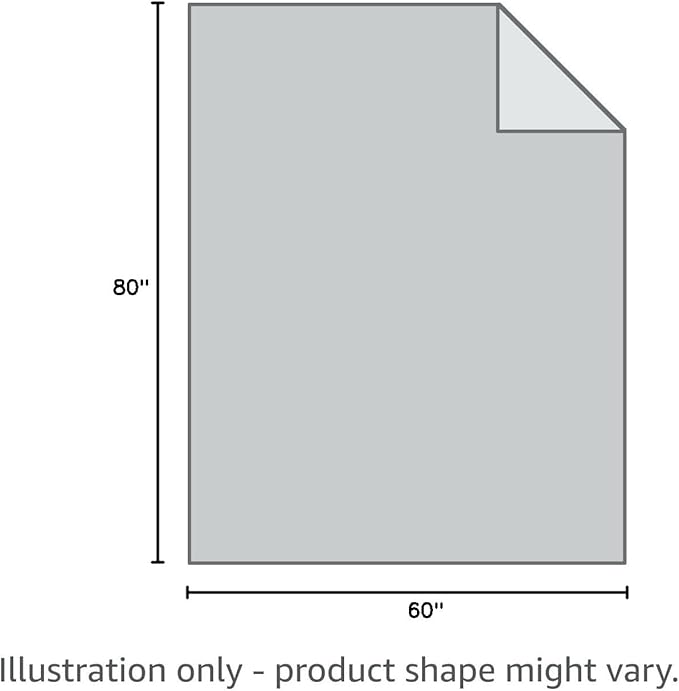 L'AGRATY Weighted Blanket - 60"x80" 22lbs Cooling Breathable Heavy Blanket Microfiber Material with Glass Beads Big Blanket for Adult All-season Summer Fall Winter Soft Thick Comfort Blanket