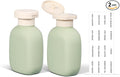 ASEVAT 3.4oz Travel Bottle with Flip Cap, Leak Proof Squeeze Bottles, Refillable Plastic Travel Containers for Creams, Lotion, Foundation, Shampoo, Conditioner