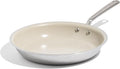Made In Cookware - 12" Ceramic Non Stick Frying Pan (Stainless Handle) - 5-Ply Stainless Clad with Stay-Cool Handle - Professional Cookware