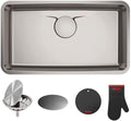 KRAUS Dex 33-inch Undermount 16 Gauge Stainless Steel Single Bowl Kitchen Sink, KD1US33B