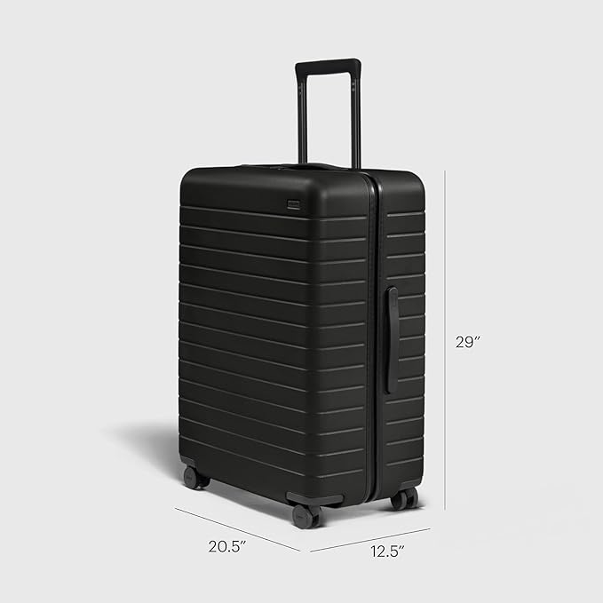 Away Large Checked Luggage, 29 Inch Hardside Suitcase with Spinner Wheels, Lightweight & Durable, TSA Lock, Sea Green
