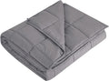 L'AGRATY Weighted Blanket - 60"x80" 25lbs Cooling Breathable Heavy Blanket Microfiber Material with Glass Beads for Adult All-Season Summer Fall Winter Soft Thick Comfort