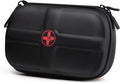 RHINO RESCUE EVA First Aid Kit, Small Waterproof Portable Emergency Hiking First Aid Kit for Backpacking, Medical Kit for Travel, Home, Car, College Dorm, Camping, Boat, Back to School (Black)