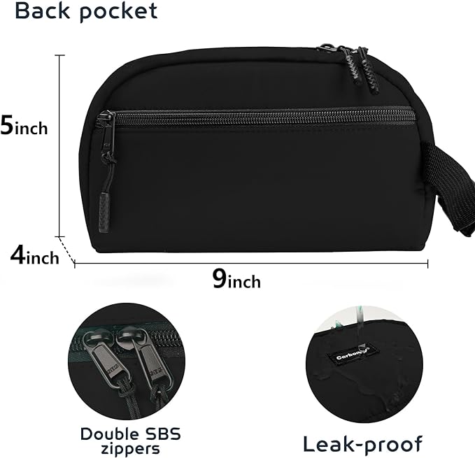 CERBONNY Small Cooler Bag Freezable Lunch for Work School Travel,Leak-proof Bag,Small Insulated For Kids/Adults,Freezer Bags,Freezable Snack Bag,Mini Fit Yogurt Black