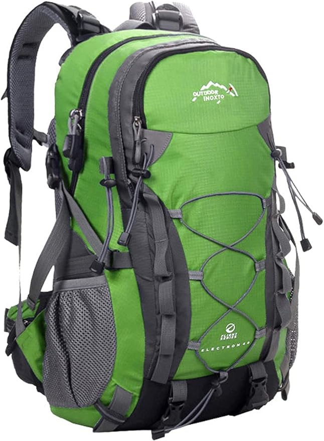 INOXTO lightweight Hiking Backpack 35L/40L Hiking Daypack with Waterproof Rain Cover for Travel Camping Outdoor Men and Women