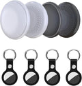 Key Finder, Bluetooth Tracker Tag, Works with Find My (iOS Only),Sound Location, Key Locator Tracker for Luggage, Suitcase, Wallet, Pet, Kid 4 Pack