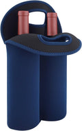 Linkidea Wine Travel Carrier & Cooler Bag, Wine Carrying Tote Picnic Cooler