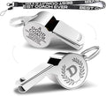 Letters Coach Gifts, Whistle for Coaches, Whistle Emergency, Thank You Coach Gifts, Coaches Whistle with Lanyard Cheer Coach Gift for Men Women Teachers Referees School Sports Coach Outdoor, Letter D