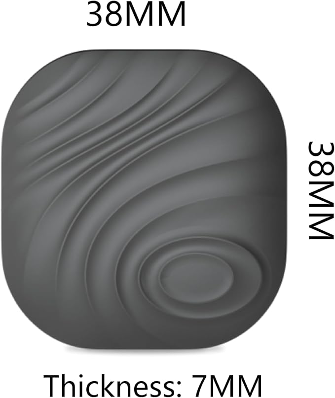 Smart Key Finder - Only iOS(Not for Android) - Bluetooth Smart Key Tracker Tag - Work for Apple Find My - Keep Track of The Items That Matter Most (2Coffee & 2White)