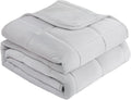 L'AGRATY Weighted Blanket - 60"x80", 15lbs Soft Breathable Heavy Blanket with Minky Material and Glass Beads for Adults, All-Season