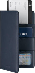 VULKIT Passport Holder Wallet RFID Blocking Travel Wallet for Men & Women