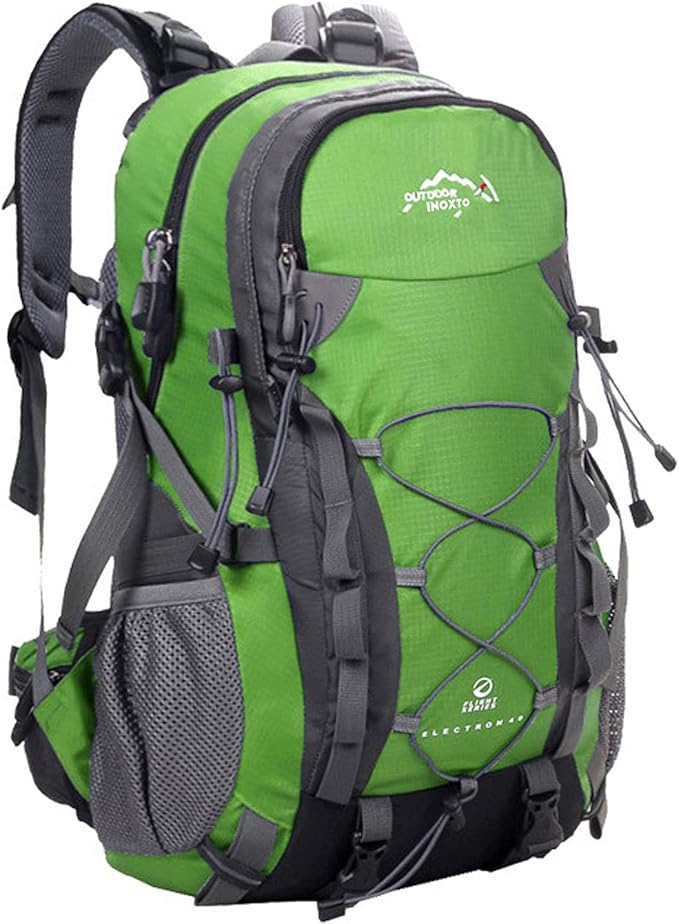 INOXTO lightweight Hiking Backpack 35L/40L Hiking Daypack with Waterproof Rain Cover for Travel Camping Outdoor Men and Women