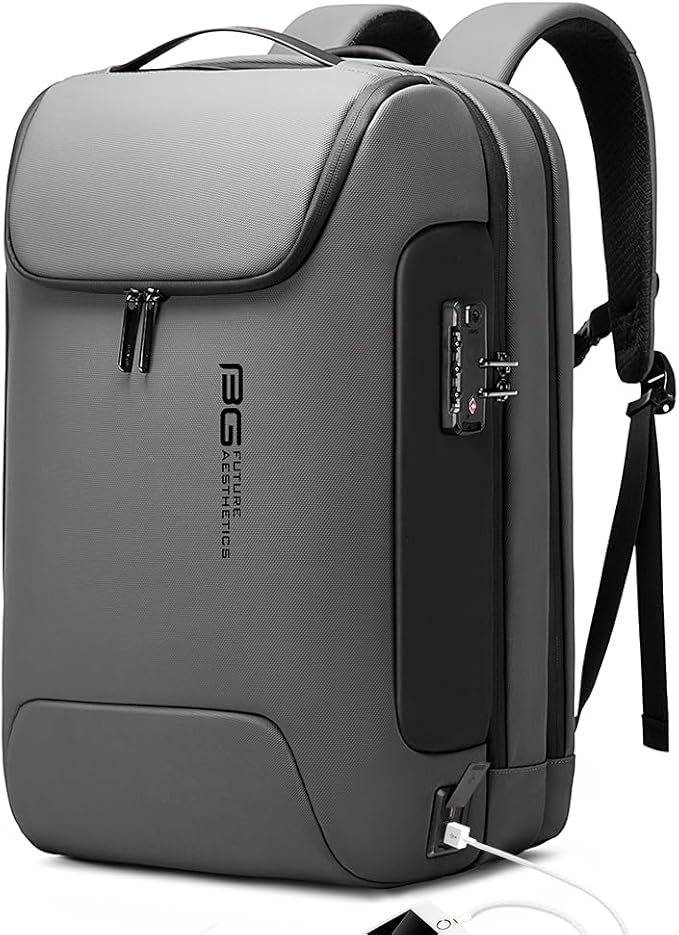 BANGE Anti Theft Backpack With TSA Lock,Waterproof Backpacks With YKK Zipper, High Tech Business Backpack For Men And Women, Laptop Backpack Fits For 17.3 Inch Notebook…