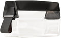 Cadence Parcel - Clear Kit with Magnetic Closure - Durable and Leak-Resistant Travel Toiletry Kit - TSA-Compliant & Modular Design - Hygiene Bag for Travel Essentials - .5 Qt - Ink