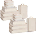 Reginary 6 Set Travel Packing Cubes Luggage Organizer Set Lightweight Suitcase with Shoe Bag for Clothes Toiletries