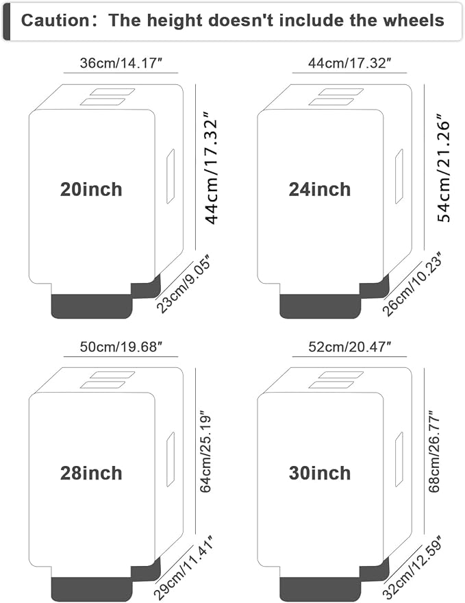 Clear Luggage Cover for 28 inch Suitcase Tsa Approved Thicken PVC Plastic Suitcase Protector Cover for Baggage Travel Waterproof.