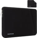 RAINYEAR Laptop Sleeve Case with Front Pocket, 13.3 Inch Protective Portable Case Briefcase Laptop Bag Cover Compatible with MacBook Air/Pro 13-13.3 inch, MacBook Pro/Max 14 inch, Black