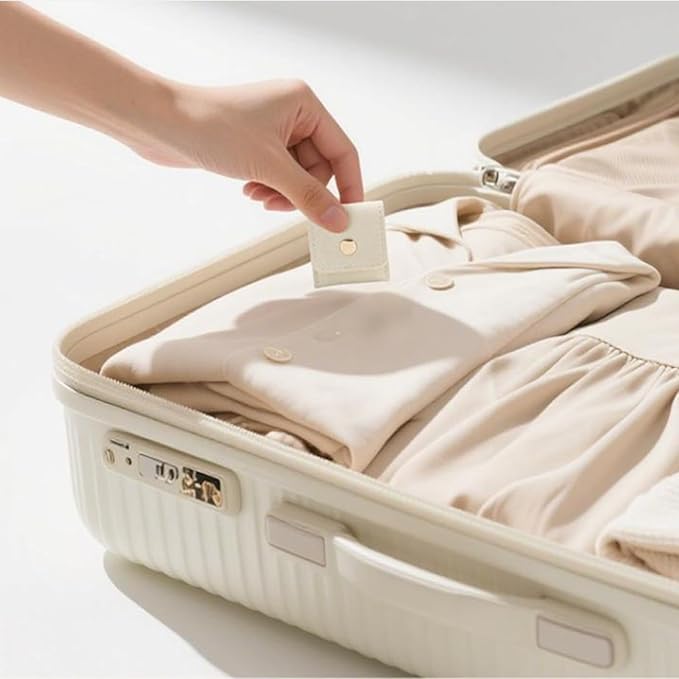 Mini Travel Jewelry Bag, 2025 New Travel Jewelry Case Organizer, Portable Foldable Compartment Auxiliary Mini Travel Jewelry Roll Bag With Buckle For Small Jewelry Earrings, Rings, Necklaces (A)