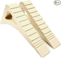 Pekasa Door Stopper & Window Wedge, Rubber Door Stopper, Award Winning Door Wedge Stopper Works on Mutli Floor Surface, Door Stoppers for Bottom of Door, Colorful Large Doorstop Wedge, Vanilla Cream
