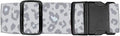 Luggage Straps for Suitcases Travel Belt Accessories, Cute Suitcase Strap, Adjustable Luggage Belt Strap, Heavy Duty with Quick-Release Buckle Luggage Strap Grey Leopard