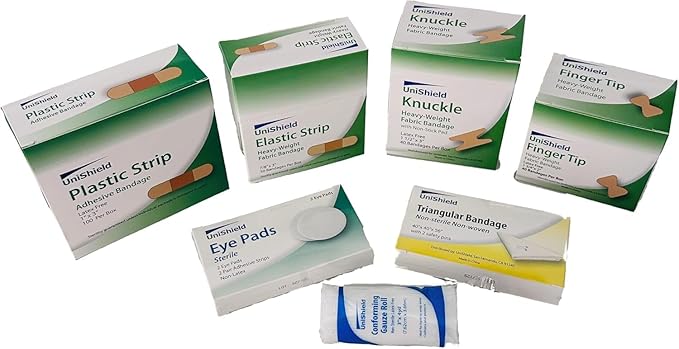 Class-A First Aid Refills Without Cabinet | Essential Supplies for Emergency Preparedness | Ensuring Long-Lasting Reliability | Exceeds OSHA/Ansi Z308.1 2015, Over 600 Pieces