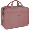 Brown Toiletry Bag, Makeup Organizer, Travel Bag For Women Mens Toiletries, Waterproof with Hanging Hook, Large Capacity