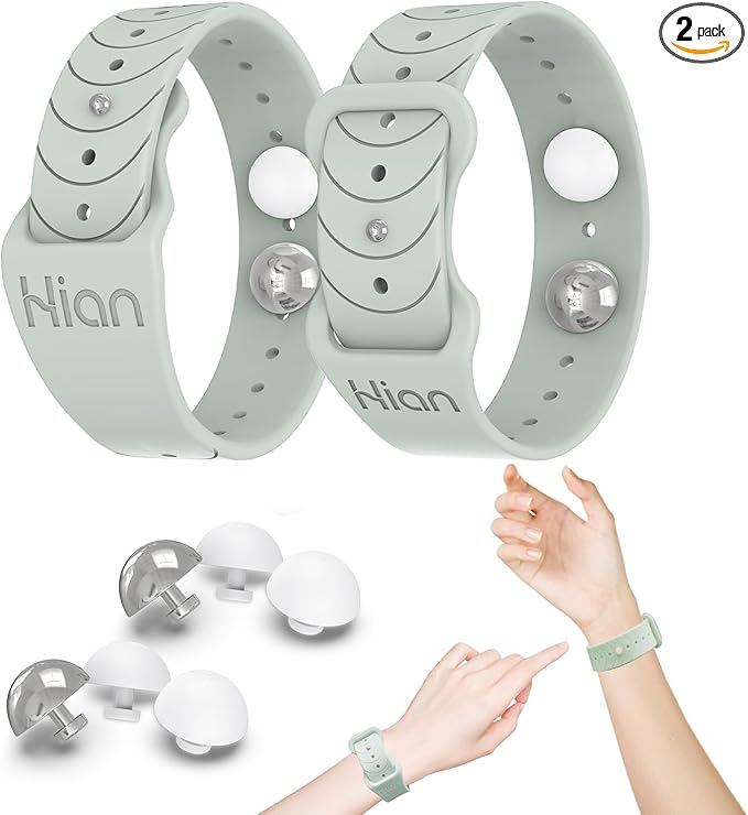Motion Sickness Bracelets Sea Sickness Wristbands for Motion Sickness/Morning Sickness/Pregnancy Nausea Anti Nausea Bands Acupressure Wristband Motion Sickness Bands（1Pair Beryl）
