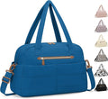 Travel Duffle Bag,Puffer Carry On Duffel Bag with Laptop Compartment Waterproof Overnight Weekender Bags for Women Large Hospital Tote Bags for Labor and Delivery(Large,Blue)