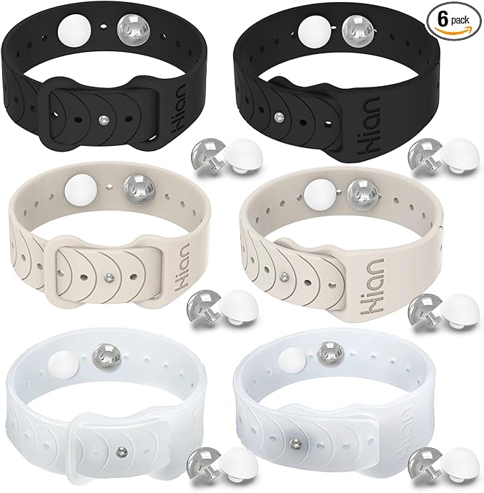Motion Sickness Bracelets Sea Sickness Wristbands for Motion Sickness / Morning Sickness /Pregnancy Nausea Nausea Bands Acupressure Wristband Motion Sickness Bands(3Pairs-Black+Starlight+Transparent)