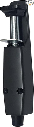 Pacific Doorware Heavy Duty Spring Loaded Step Down Push On Door Holder/Stopper (2, Duronotic)