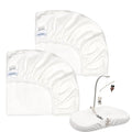2-Pack Waterproof Changing Pad Covers-Soft Baby Nursery Diaper Changing Pad Sheets,Contour Changing Pads Liners,Change Pad Cover,Ultra-Soft & Breathable,Fits Skip Hop,Keekaroo Peanut,Machine Washable