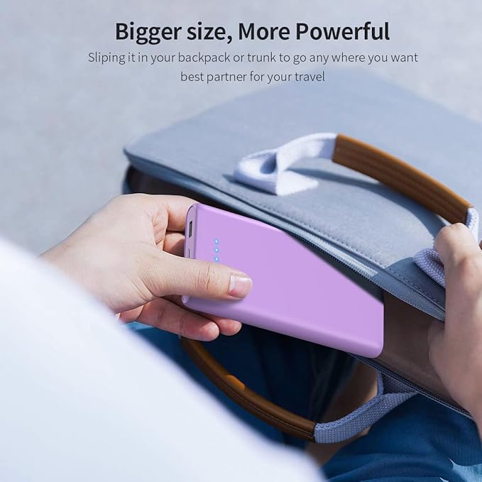 Portable Charger Power Bank 25800mAh Huge Capacity External Battery Pack Dual Output Port with LED Status Indicator Power Bank for iPhone, Samsung etc