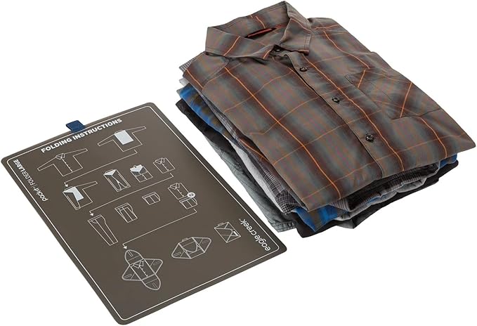 Eagle Creek Pack-It Original Garment Folder - Travel Garment Bag with Compression Wings to Maximize Luggage Space - Convenient Top Handle - Quick Drying Material - Mandarin - Large