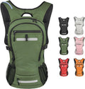 Zavothy 18L Hydration Backpack with 3L Water Bladder – Waterproof Hiking Pack with Insulated Bladder Compartment, Hidden Helmet Holder & Rain Cover – for Running, Cycling, and Camping