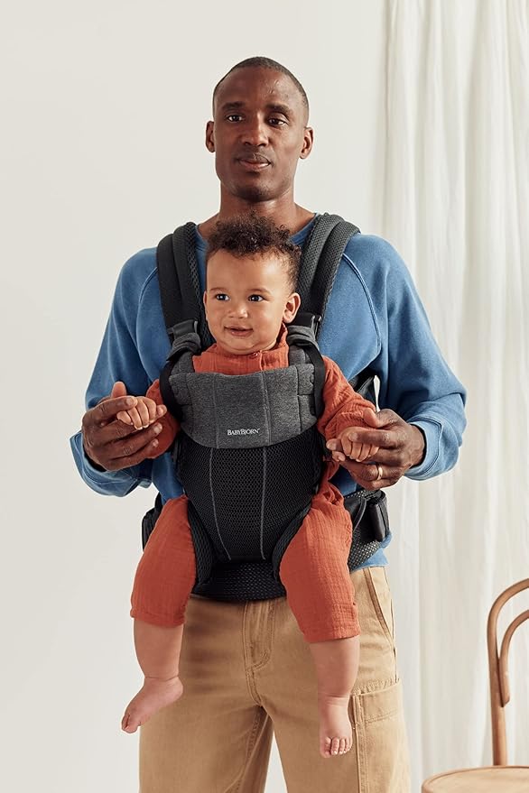 BabyBjorn Baby Carrier Harmony, 3D Mesh, Black
