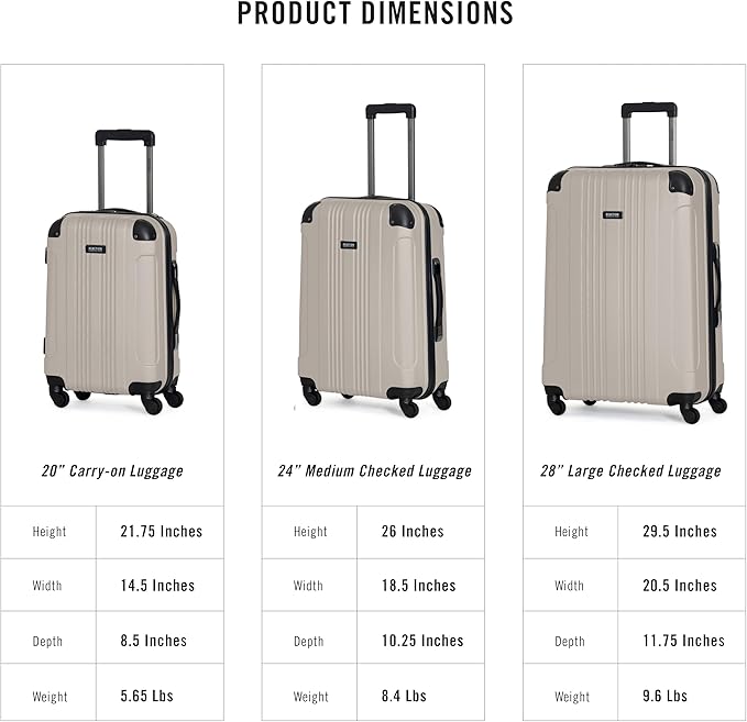 Kenneth Cole REACTION Out of Bounds, Mushroom, 2-Piece Set (20" & 28")