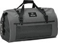 IRON JIA'S Motorcycle Dry Bag - Waterproof Duffle & Luggage Tail Bag Saddle Bags with Roll Top Closure, Shoulder Straps, Inner Pocket and Mesh Pocket (Grey, 50L)