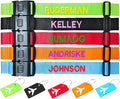 3PC Custom Embroidery Luggage Strap with Your Text/Name,Personalized Luggage Straps with Lock for Suitcases,Adjustable Suitcase Strap Belt Tag for Secure Travel