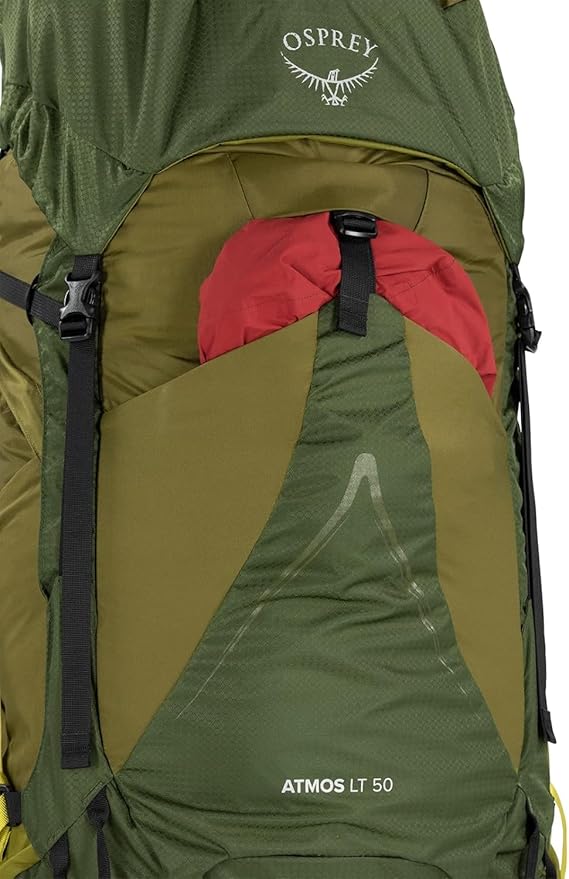 Osprey Atmos AG LT 50L Men's Backpacking Backpack, Night Shift/Scoria Blue, S/M