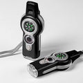 Emergency Survival Function Whistle, Outdoor Multifunctional Tool Safety Whistle with Lanyard, Ideal for Kayaking, Boating, Hiking, Camping, Climbing, Hunting, Fishing, Rescue Signaling