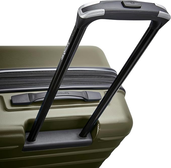 Samsonite Omni 2 Hardside Expandable Luggage with Spinner Wheels, 3-Piece Set (19/24/28), Vita Olive