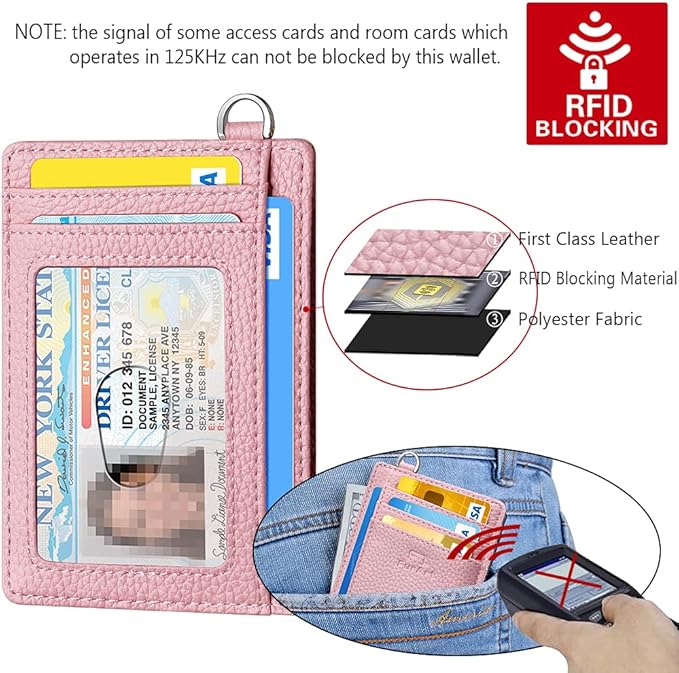 FurArt Slim Minimalist Wallet, Front Pocket Wallets, RFID Blocking, Credit Card Holder for Men & Women