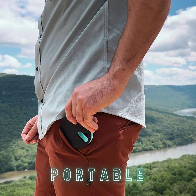 Travel RX Pill Case by Type Two Labs – Weekly 7 Day Pill Box, Compact Magnetic Organizer for Pills fits Purses or Pockets, Rugged Daily Caddy Holds Vitamins, Supplements and Medication. (Peach)