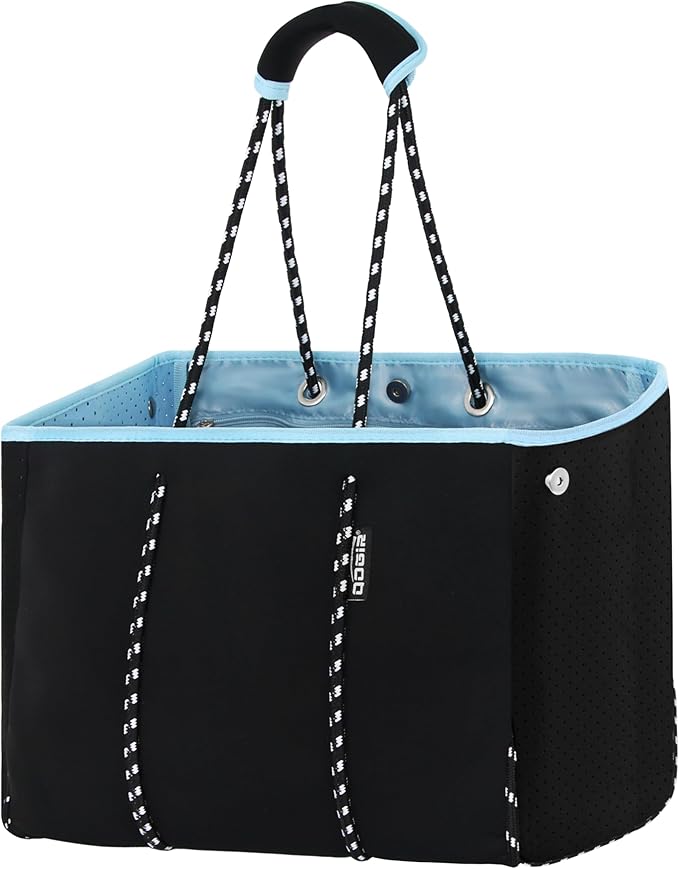 QOGiR Neoprene Multipurpose Beach Bag Tote with Inner Zipper Pocket … … … …
